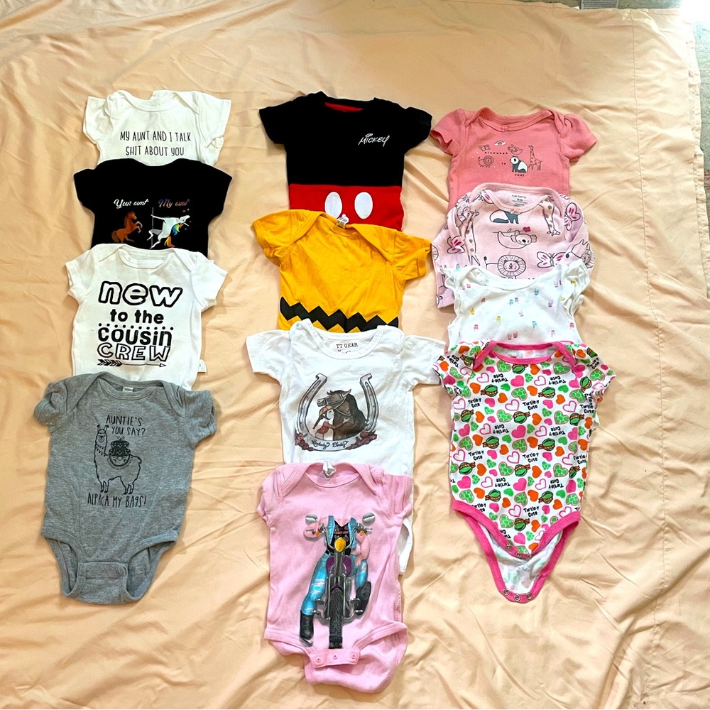Novelty Infant onesies 3-6m Just One You